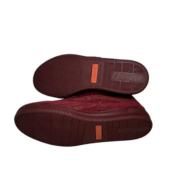 Toni Pons Gigi Booties Burgundy Suede Knit Cuff Sundance 40, US 9 - 9.5 New - Picture 7 of 7